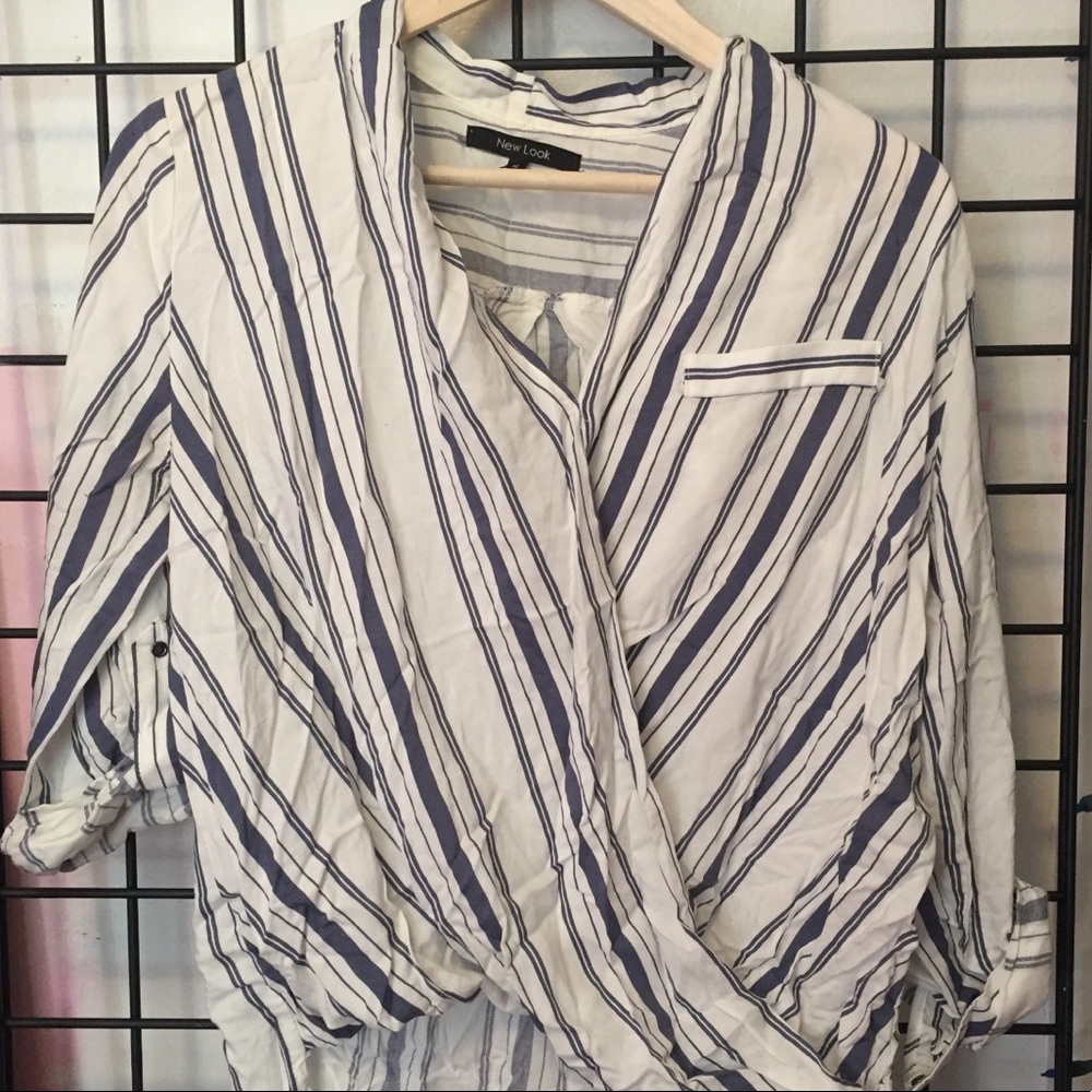 striped blouse